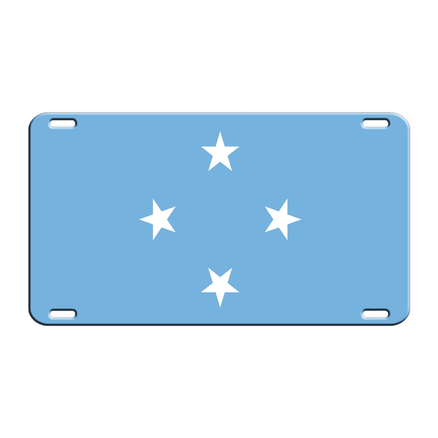 Micronesia Country Flag License Novelty Plate Aluminum Metal Sign