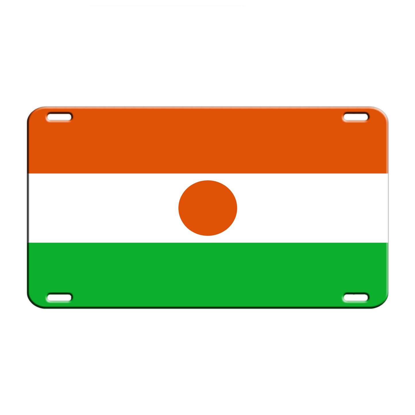 Niger Country Flag License Novelty Plate Aluminum Metal Sign