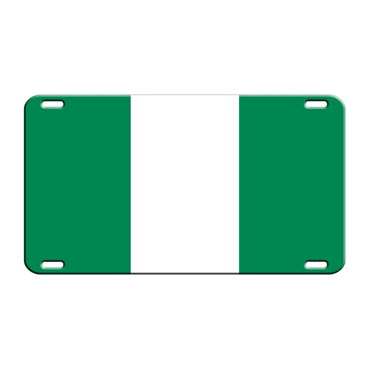Nigeria Country Flag License Novelty Plate Aluminum Metal Sign