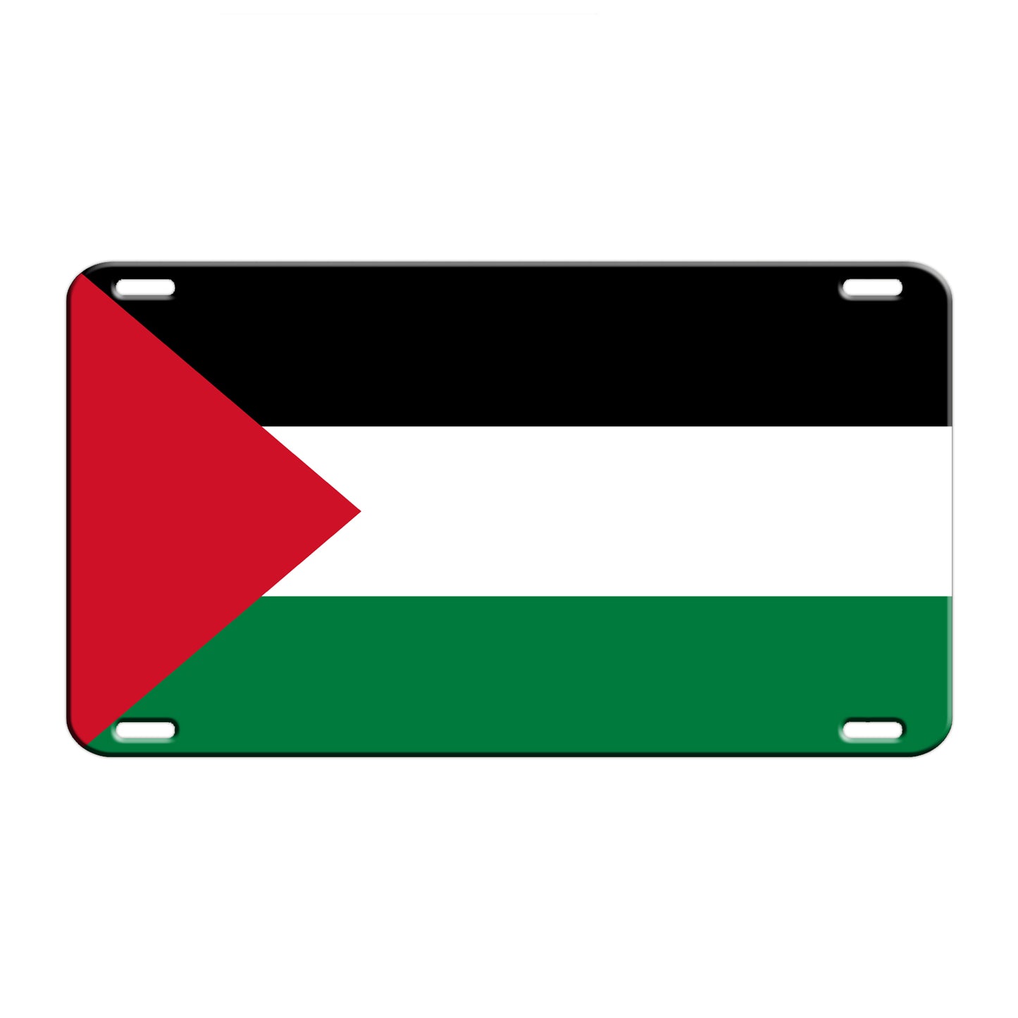 Palestine Country Flag License Novelty Plate Aluminum Metal Sign
