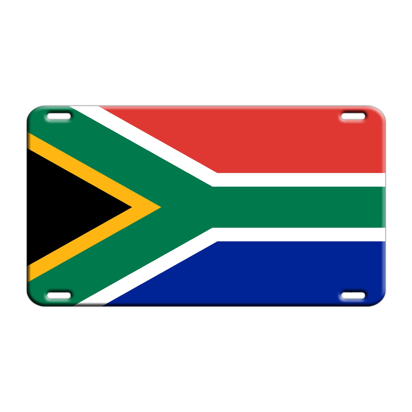 South Africa Country Flag License Novelty Plate Aluminum Metal Sign