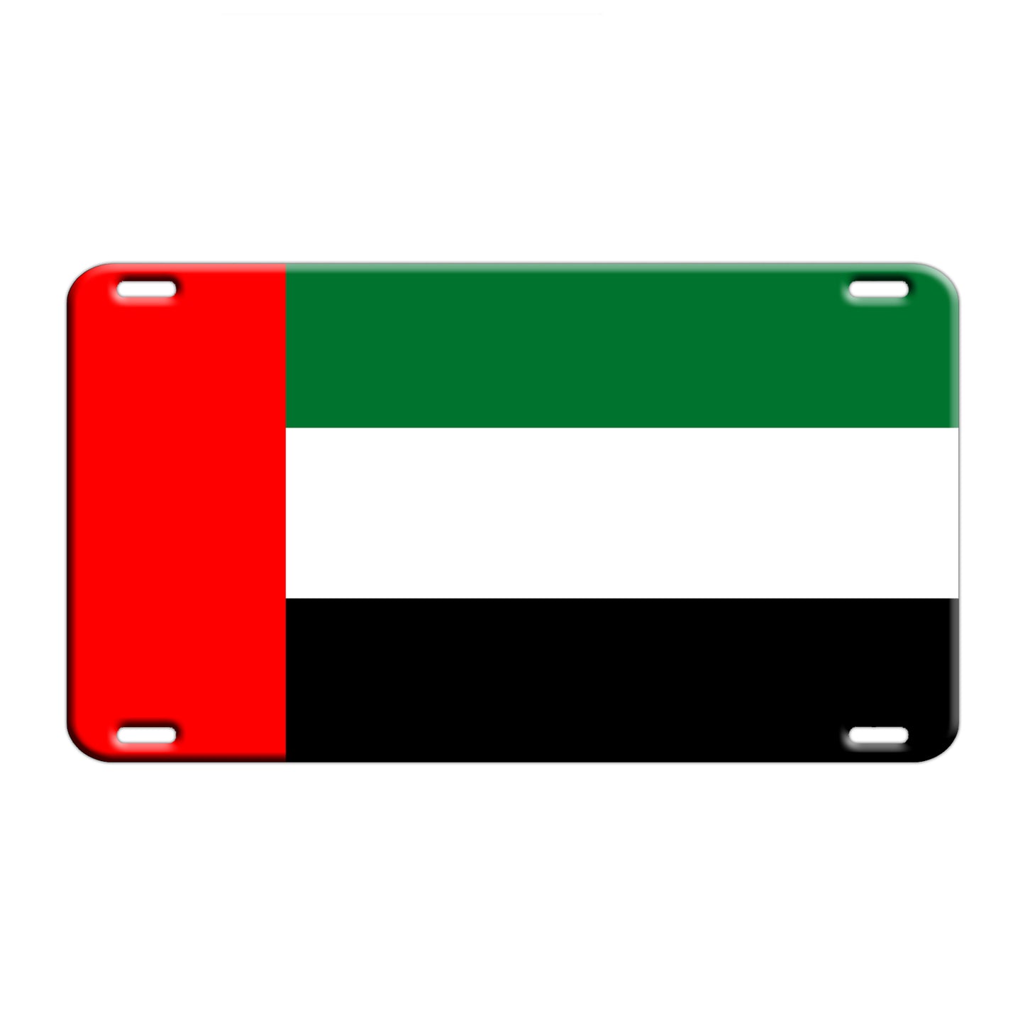 Dubai UAE Arab Emirates Country Flag License Novelty Plate Aluminum Metal Sign