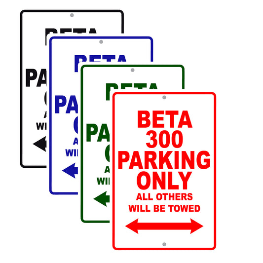 Beta 300 Parking Only All Others Will Be Towed Aluminum Decor Garage Sign