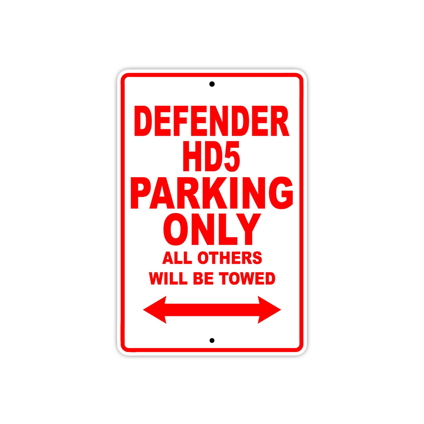 CAN-AM Defender HD5 Parking Only All Others Will Be Towed Aluminum Decor Garage Sign