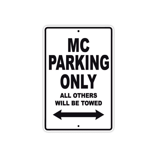 CAN-AM MC Parking Only All Others Will Be Towed Aluminum Decor Garage Sign