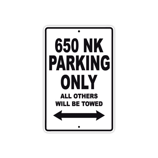 CFMOTO 650 NK Parking Only All Others Will Be Towed Aluminum Decor Garage Sign
