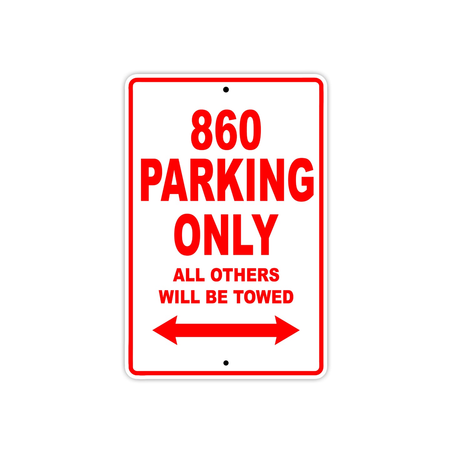Ducati 860 Parking Only All Others Will Be Towed Aluminum Decor Garage Sign