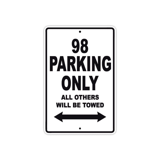 Ducati 98 Parking Only All Others Will Be Towed Aluminum Decor Garage Sign