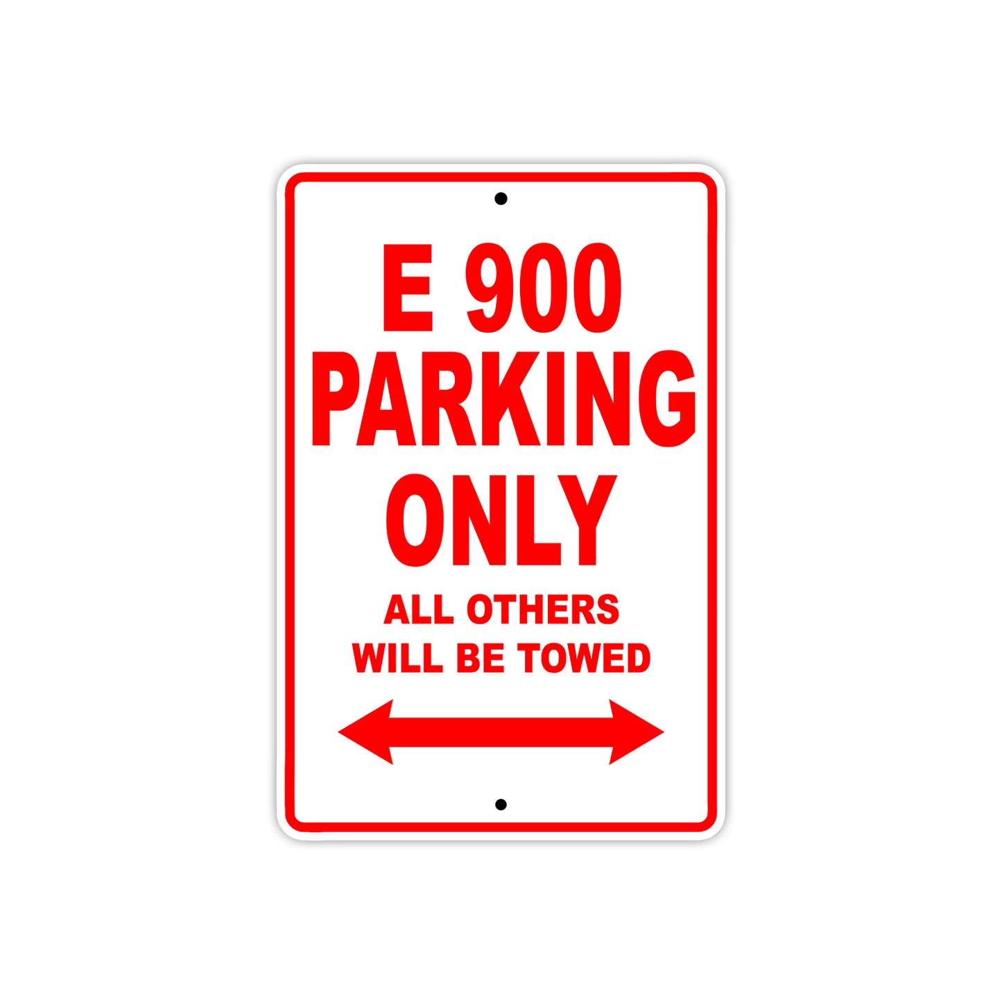 Ducati E 900 Parking Only All Others Will Be Towed Aluminum Decor Garage Sign