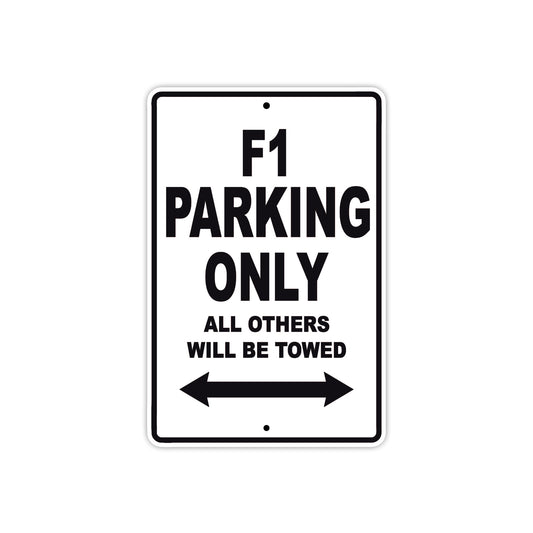 Ducati F1 Parking Only All Others Will Be Towed Aluminum Decor Garage Sign