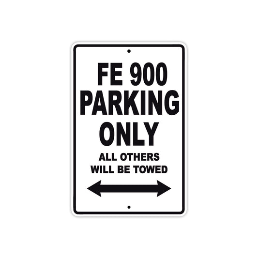 Ducati FE 900 Parking Only All Others Will Be Towed Aluminum Decor Garage Sign