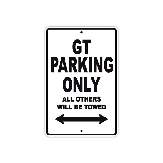 Ducati GT Parking Only All Others Will Be Towed Aluminum Decor Garage Sign
