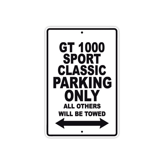 Ducati GT 1000 Sport Classic Parking Only All Others Will Be Towed Aluminum Decor Garage Sign