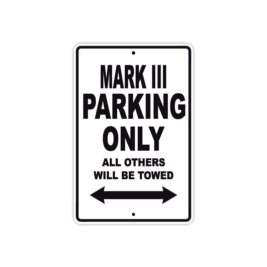 Ducati Mark III Parking Only All Others Will Be Towed Aluminum Decor Garage Sign