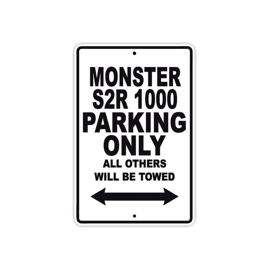 Ducati Monster S2R 1000 Parking Only All Others Will Be Towed Aluminum Decor Garage Sign