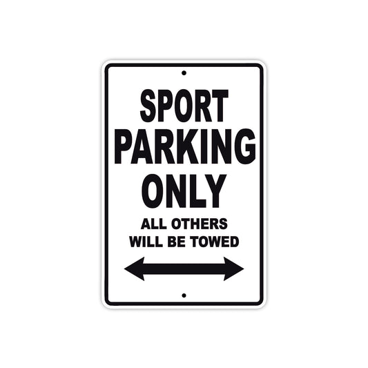 Ducati Sport Parking Only All Others Will Be Towed Aluminum Decor Garage Sign