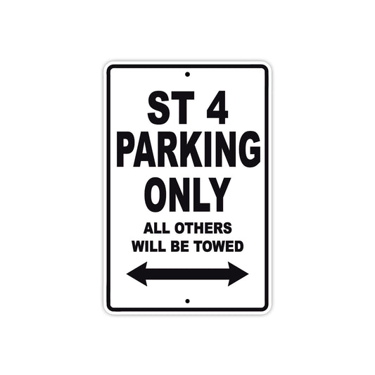 Ducati ST 4 Parking Only All Others Will Be Towed Aluminum Decor Garage Sign
