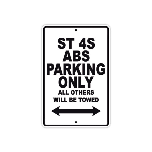 Ducati ST 4S ABS Parking Only All Others Will Be Towed Aluminum Decor Garage Sign