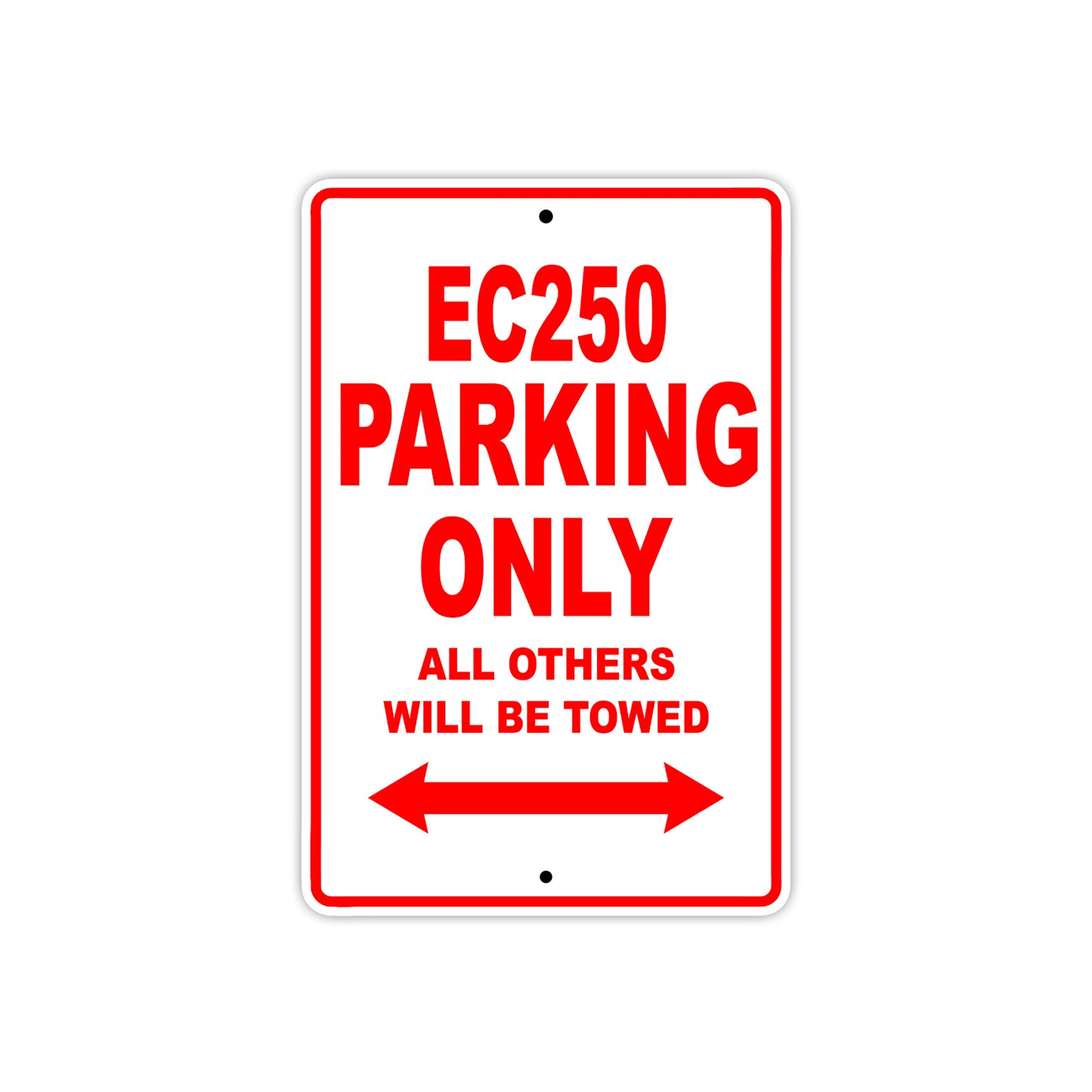 GAS GAS EC250 Parking Only All Others Will Be Towed Aluminum Decor Garage Sign