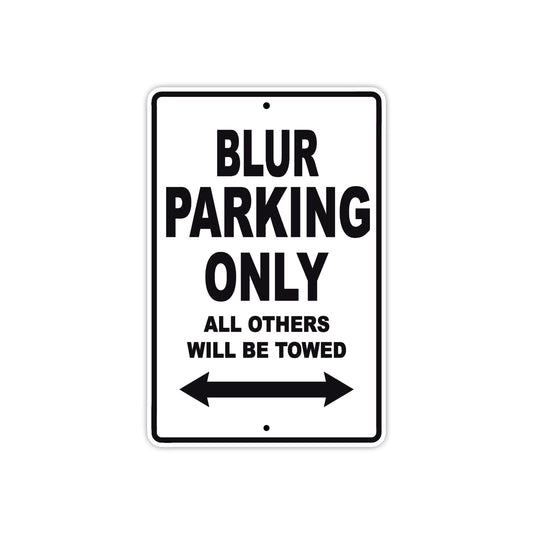 Genuine Scooter Company Blur Parking Only All Others Will Be Towed Aluminum Decor Garage Sign
