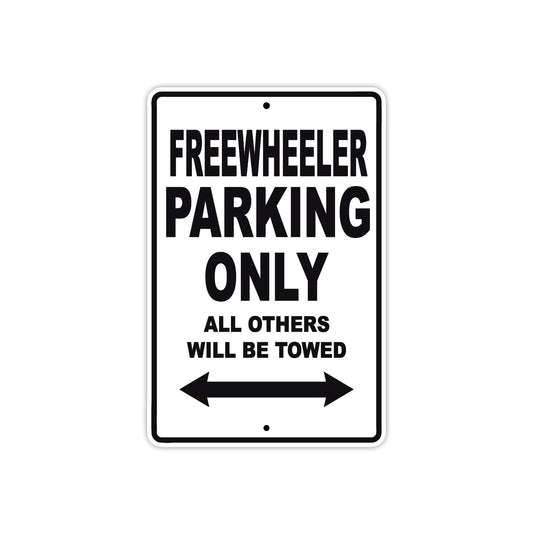 Harley Davidson Freewheeler Parking Only All Others Will Be Towed Aluminum Decor Garage Sign
