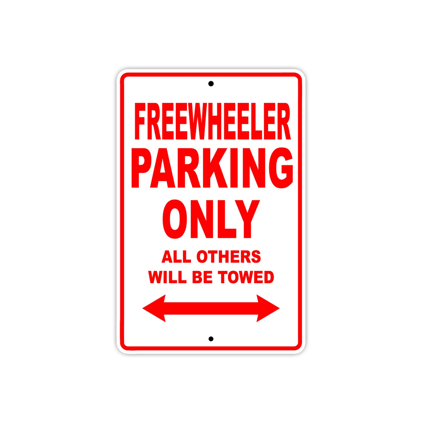 Harley Davidson Freewheeler Parking Only All Others Will Be Towed Aluminum Decor Garage Sign