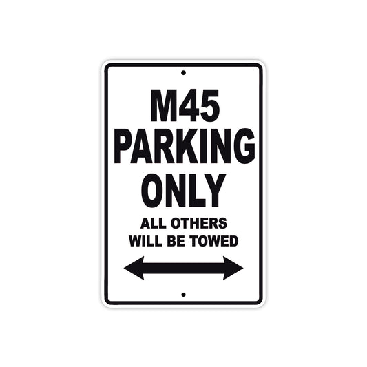 Harley Davidson M45 Parking Only All Others Will Be Towed Aluminum Decor Garage Sign