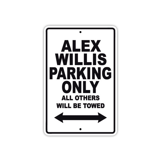 Alex Willis Parking Only All Others Will Be Towed Sea Ocean Beach Lake Boat Aluminum Metal Sign Plate