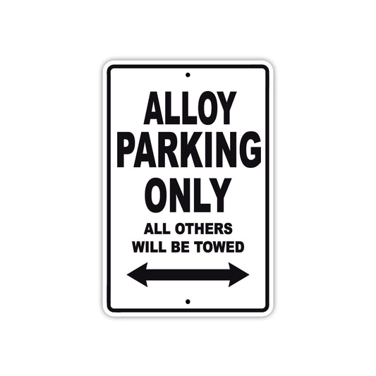 Alloy Parking Only All Others Will Be Towed Sea Ocean Beach Lake Boat Aluminum Metal Sign Plate