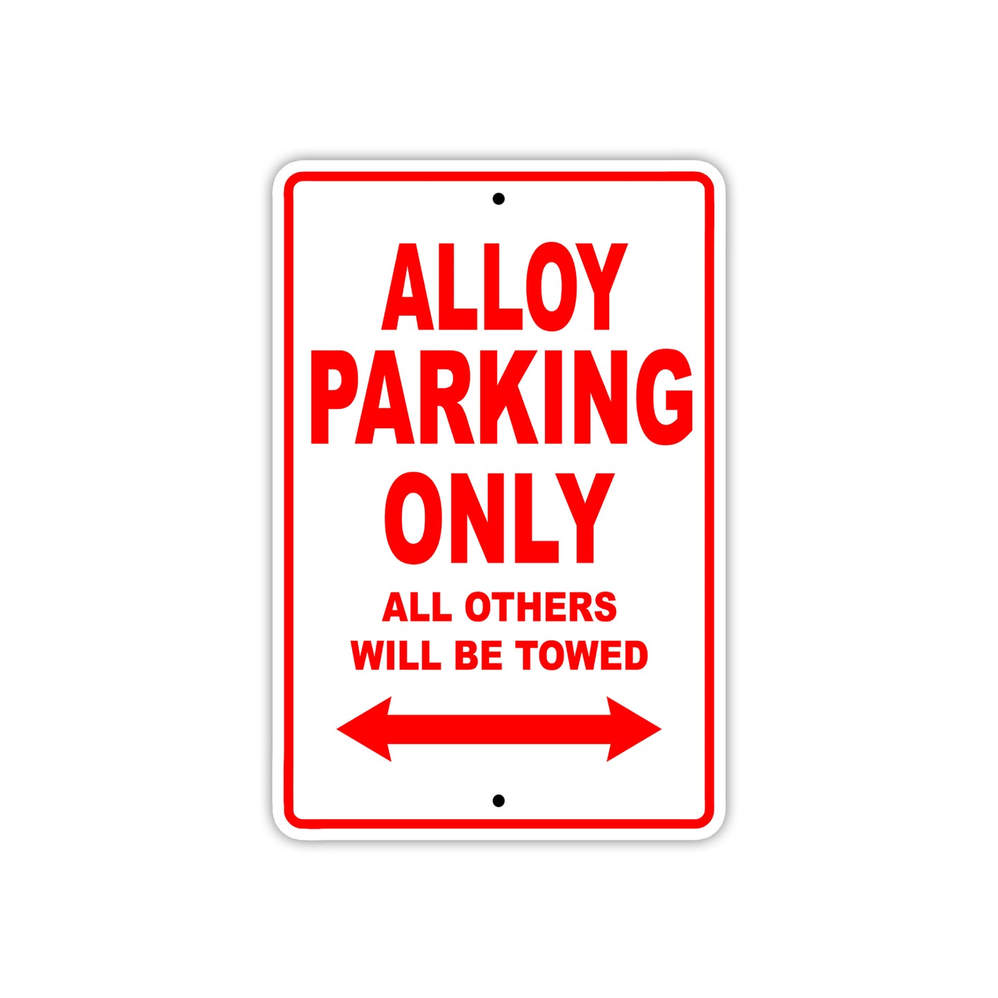 Alloy Parking Only All Others Will Be Towed Sea Ocean Beach Lake Boat Aluminum Metal Sign Plate