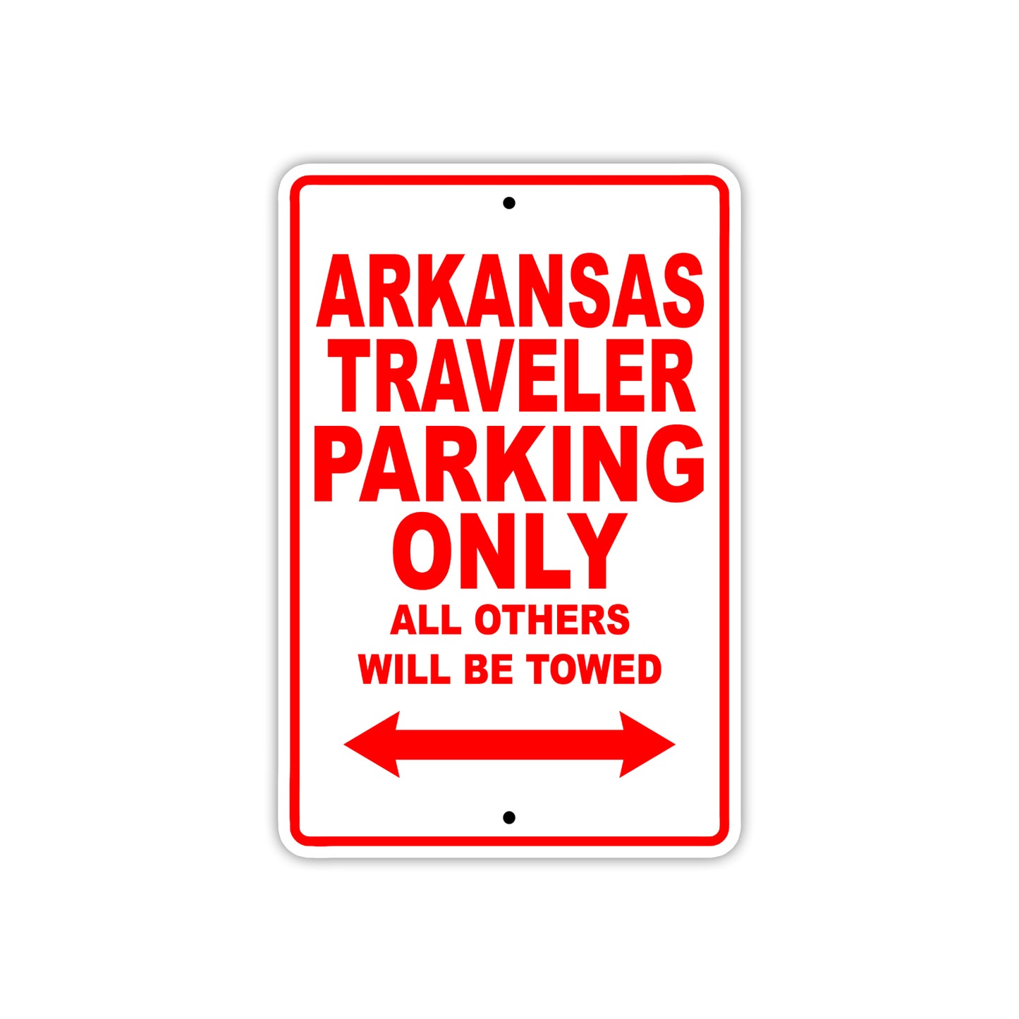Arkansas Parking Only All Others Will Be Towed Sea Ocean Beach Lake Boat Aluminum Metal Sign Plate