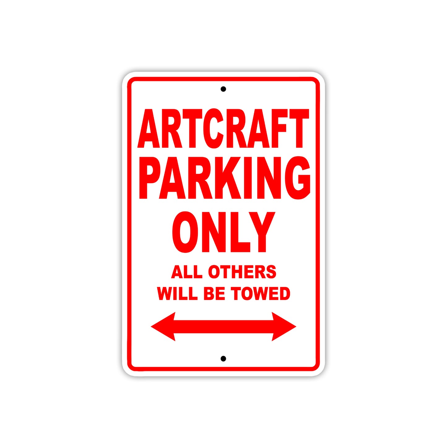 Artcraft Parking Only All Others Will Be Towed Sea Ocean Beach Lake Boat Aluminum Metal Sign Plate