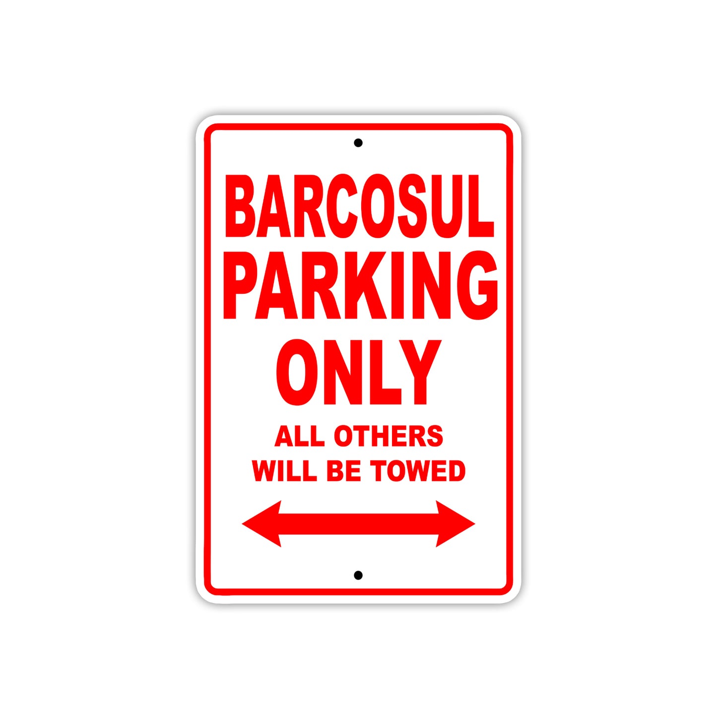 barcosul Yachts Parking Only All Others Will Be Towed Sea Ocean Beach Lake Boat Aluminum Metal Sign Plate