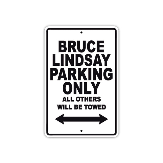 Bruce Lindsay Boats Parking Only All Others Will Be Towed Sea Ocean Beach Lake Boat Aluminum Metal Sign Plate