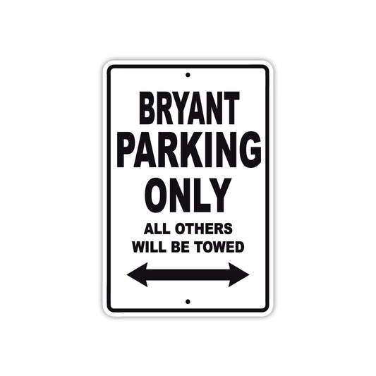Bryant Boats Parking Only All Others Will Be Towed Sea Ocean Beach Lake Boat Aluminum Metal Sign Plate
