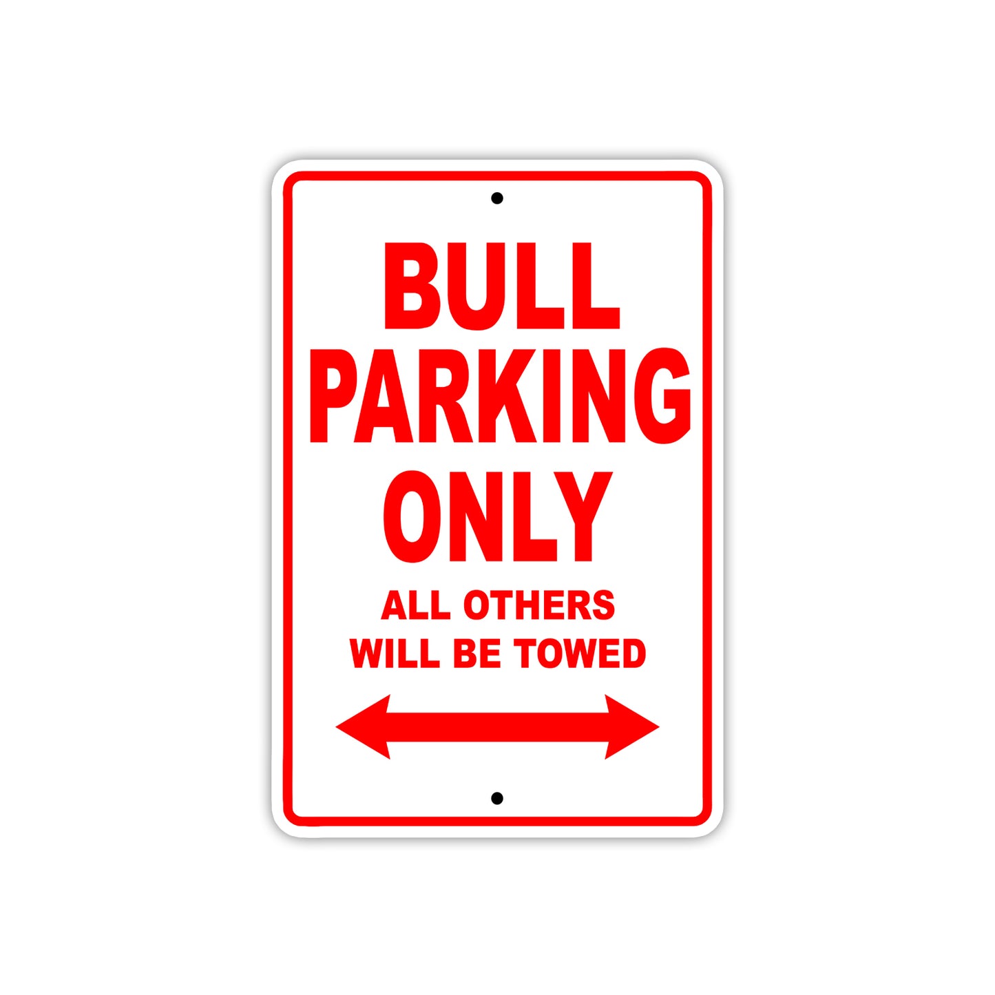 Bull Boats Parking Only All Others Will Be Towed Sea Ocean Beach Lake Boat Aluminum Metal Sign Plate