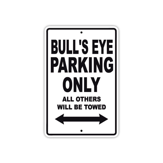 Bull's Eye Boats Parking Only All Others Will Be Towed Sea Ocean Beach Lake Boat Aluminum Metal Sign Plate