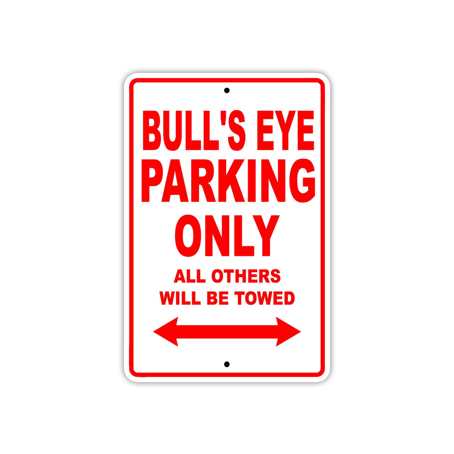 Bull's Eye Boats Parking Only All Others Will Be Towed Sea Ocean Beach Lake Boat Aluminum Metal Sign Plate