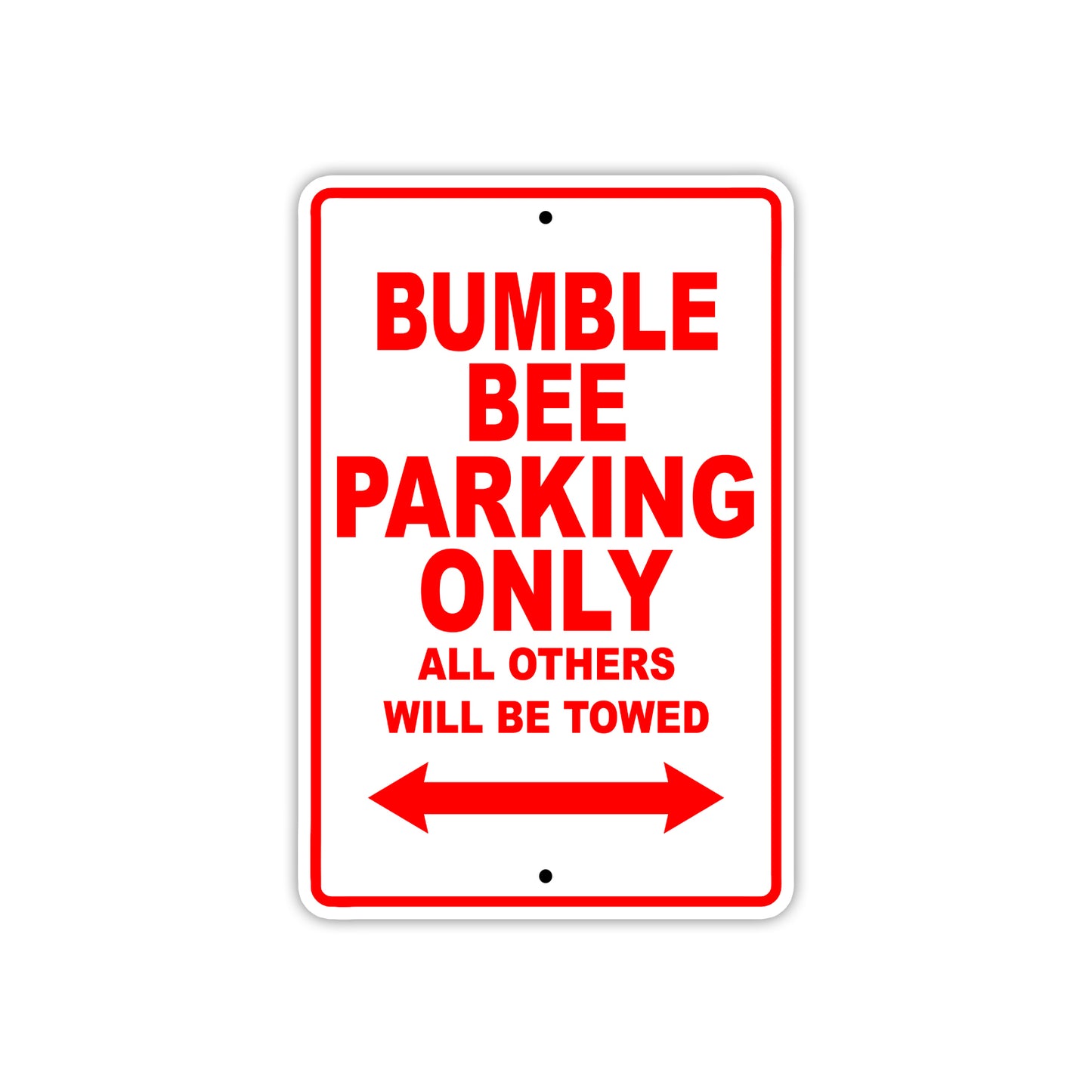 Bumble Bee Boats Parking Only All Others Will Be Towed Sea Ocean Beach Lake Boat Aluminum Metal Sign Plate