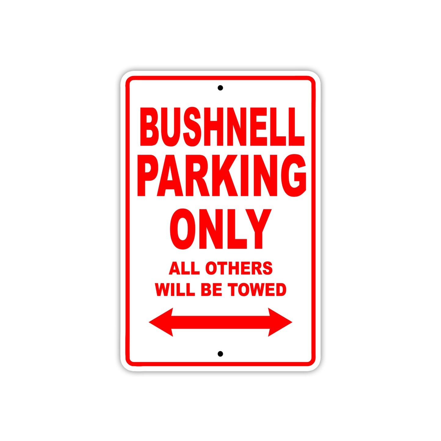 Bushnell Boats Parking Only All Others Will Be Towed Sea Ocean Beach Lake Boat Aluminum Metal Sign Plate