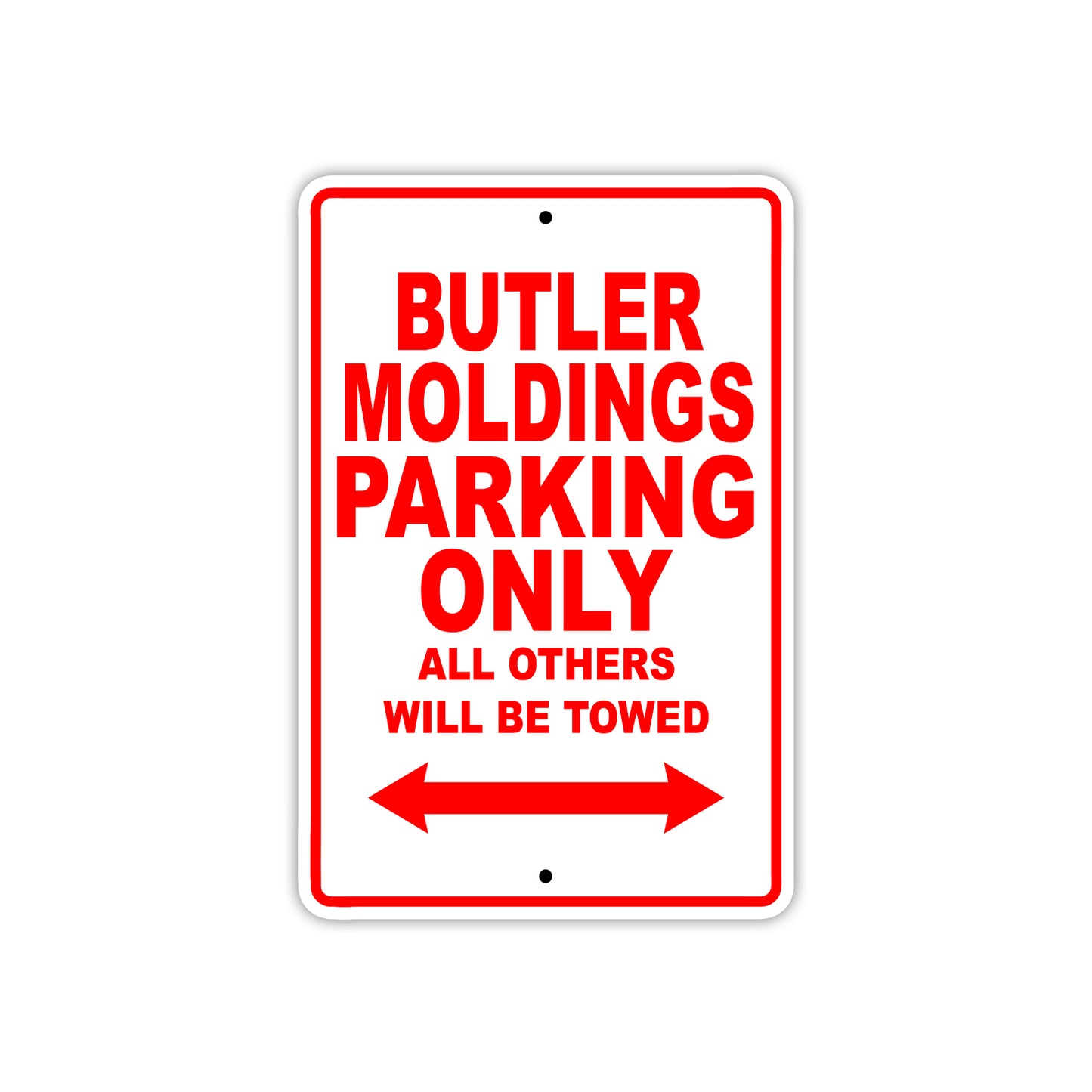 Butler Moldings Boats Parking Only All Others Will Be Towed Sea Ocean Beach Lake Boat Aluminum Metal Sign Plate