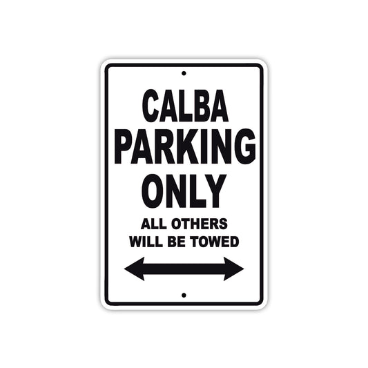 Calba Boats Parking Only All Others Will Be Towed Sea Ocean Beach Lake Boat Aluminum Metal Sign Plate