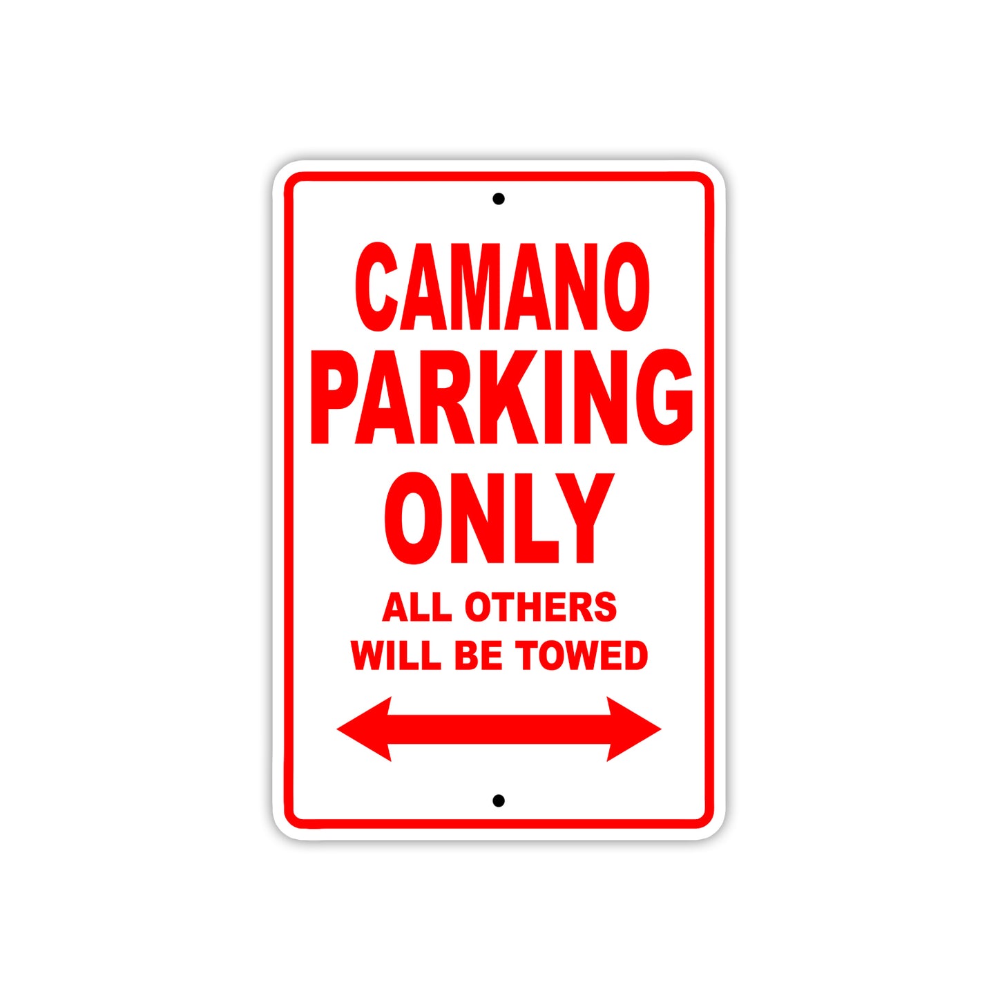 Camano Boats Parking Only All Others Will Be Towed Sea Ocean Beach Lake Boat Aluminum Metal Sign Plate