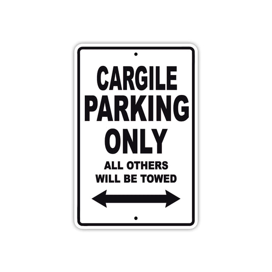Cargile Boats Parking Only All Others Will Be Towed Sea Ocean Beach Lake Boat Aluminum Metal Sign Plate