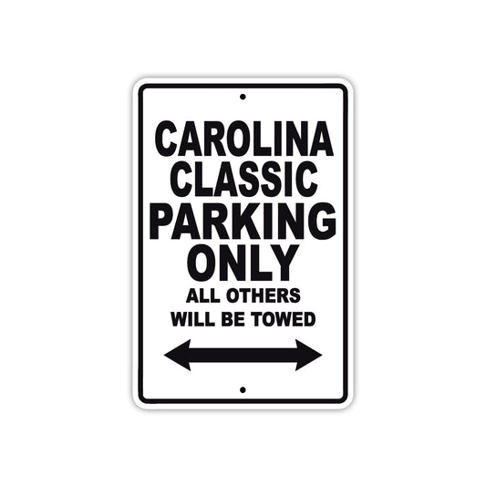 Carolina Classic Boats Parking Only All Others Will Be Towed Sea Ocean Beach Lake Boat Aluminum Metal Sign Plate