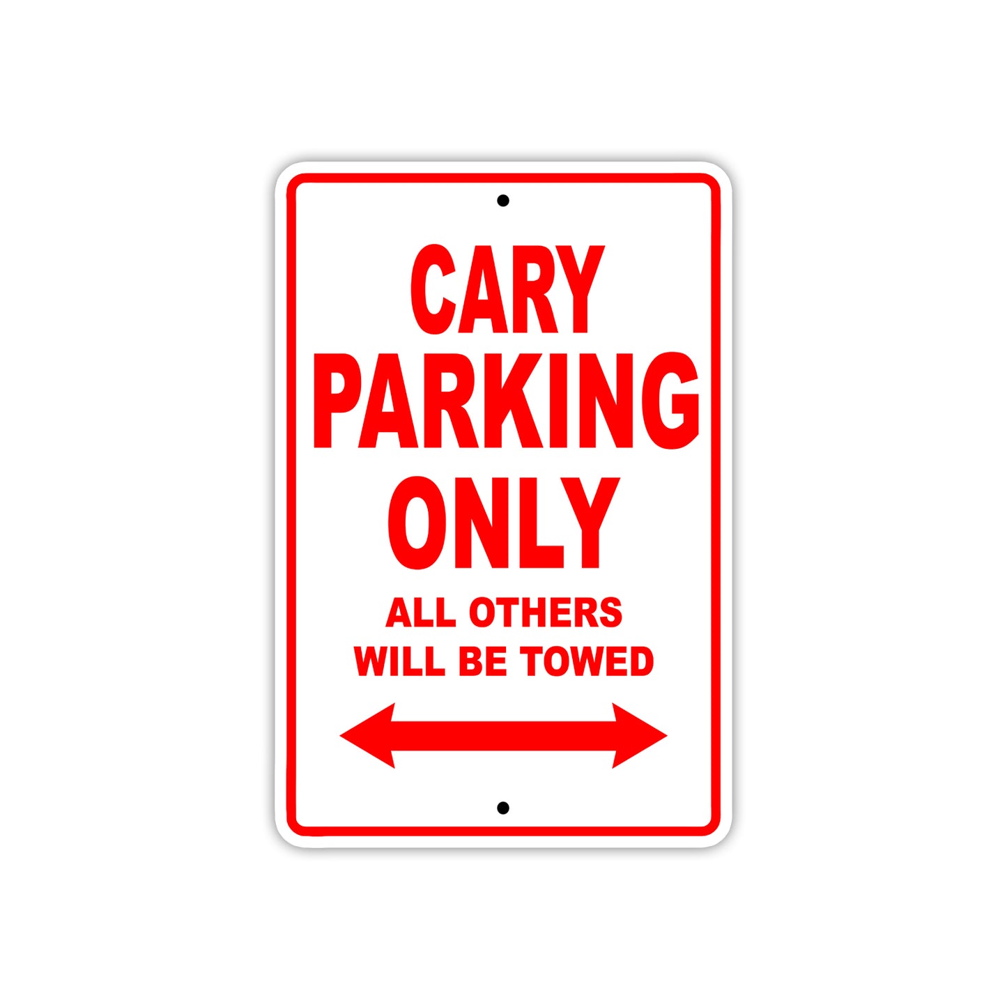 Cary Boats Parking Only All Others Will Be Towed Sea Ocean Beach Lake Boat Aluminum Metal Sign Plate