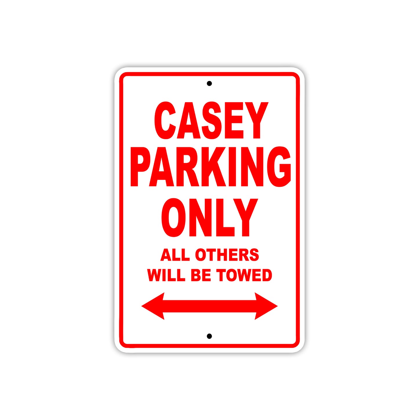 Casey Boats Parking Only All Others Will Be Towed Sea Ocean Beach Lake Boat Aluminum Metal Sign Plate