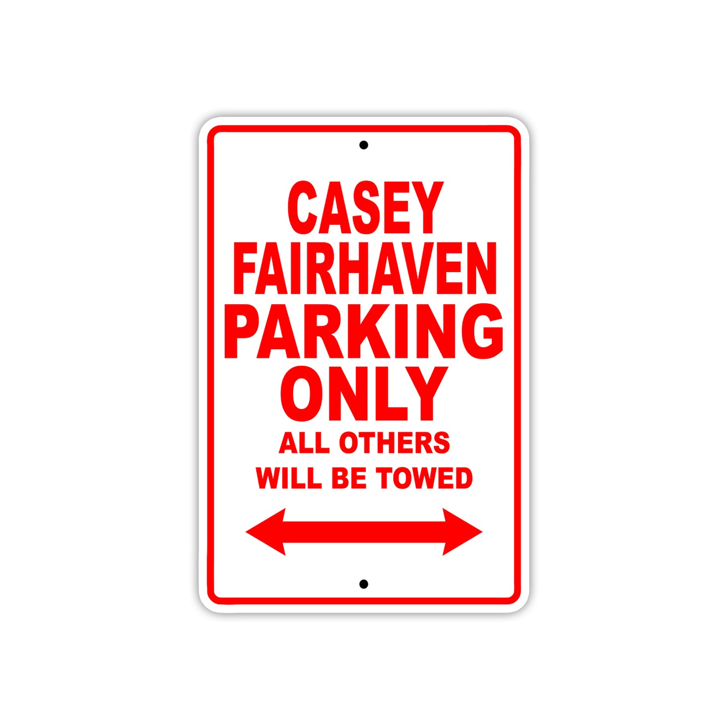 Casey Fairhaven Boats Parking Only All Others Will Be Towed Sea Ocean Beach Lake Boat Aluminum Metal Sign Plate
