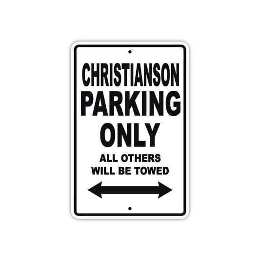 Christianson Boats Parking Only All Others Will Be Towed Sea Ocean Beach Lake Boat Aluminum Metal Sign Plate