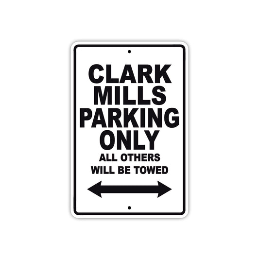 Clark Mills Boats Parking Only All Others Will Be Towed Sea Ocean Beach Lake Boat Aluminum Metal Sign Plate